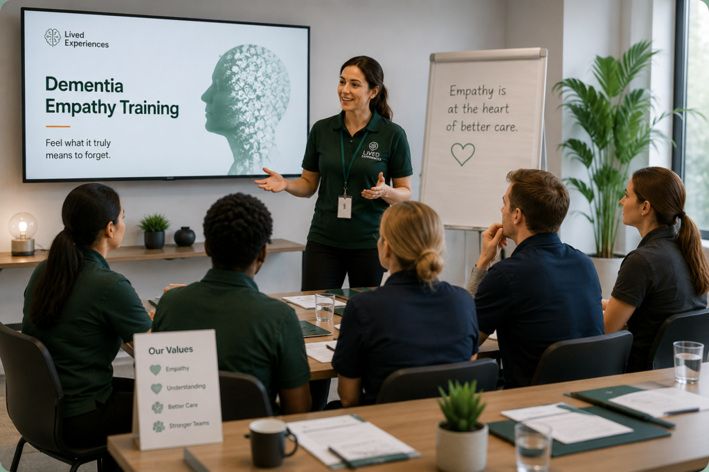 Dementia empathy training | Lived Experiences